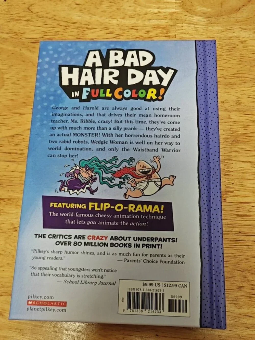 Captain Underpants Wicked Wedgie Woman Dav Pilkey Full Color Hardcover
